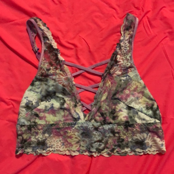 PINK Lace Layering Bralettes - Picture 2 of 5